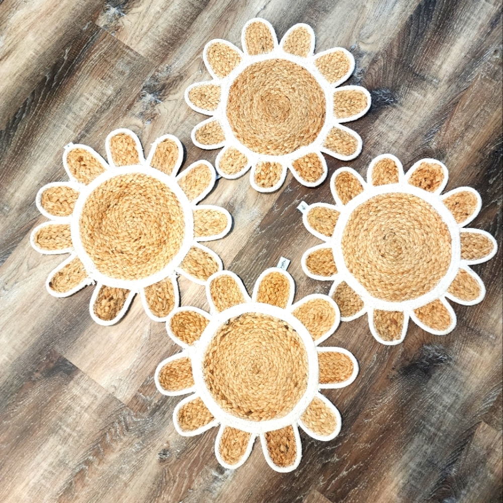 Naturally Danny Seo Jute Cotton Blend Braided Placemats (4)